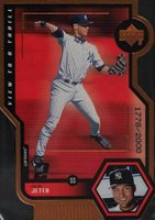 1999 Upper Deck View to a Thrill #V19 Derek Jeter Double Baseball Card