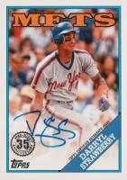 2023 Topps Update 1988 Topps Baseball Autograph #DST Darryl Strawberry Baseball Card