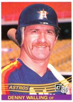 1984 Donruss #641 Denny Walling Baseball Card