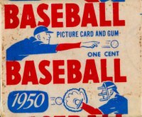 1950 Bowman #WP Wax Pack Baseball Card