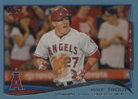 2014 Topps #364 Mike Trout Blue Walmart Border Baseball Card
