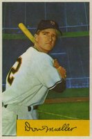 1954 Bowman #73 Don Mueller Baseball Card