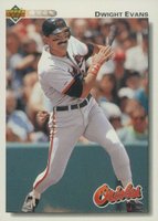 1992 Upper Deck #248 Dwight Evans Gold Hologram Baseball Card