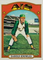 1972 Topps #583 Darold Knowles Baseball Card