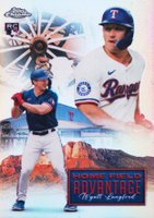 2024 Topps Chrome Update Home Field Advantage #32 Wyatt Langford Baseball Card