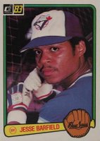 1983 Donruss #595 Jesse Barfield Baseball Card