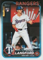 2024 Topps Update #US341 Wyatt Langford Baseball Card