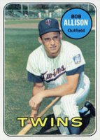 1969 Topps #30 Bob Allison Baseball Card