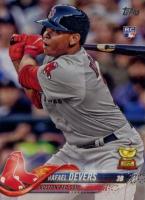 2018 Topps #18 Rafael Devers Batting Baseball Card