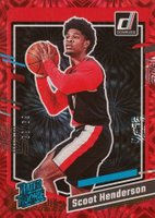 2023 Panini Donruss #250 Scoot Henderson Red Fireworks Basketball Card