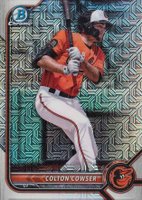 2022 Bowman Mega Box Chrome #236 Colton Cowser Baseball Card