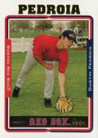 2005 Topps Factory Set Red Sox Team Bonus #5 Dustin Pedroia Baseball Card