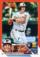 2023 Topps 1st Edition #250 Adley Rutschman Red Foil Baseball Card