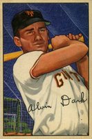 1952 Bowman #34 Al Dark Baseball Card