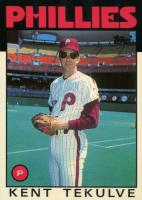 1986 Topps Tiffany #326 Kent Tekulve Baseball Card