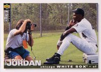 1995 Collector's Choice #500 Michael Jordan Baseball Card