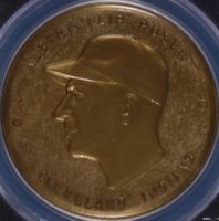 1955 Armour Coins # Al Rosen Gold 1955 Baseball Card