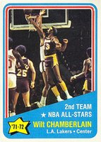 1972 Topps #168 Wilt Chamberlain All-Star Basketball Card