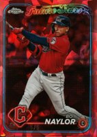 2024 Topps Chrome Sapphire #191 Bo Naylor Red Baseball Card