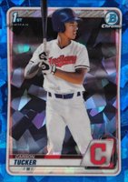 2020 Bowman Draft Chrome Sapphire Edition #BD60 Carson Tucker Baseball Card