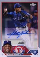 2023 Topps Chrome Update Chrome Legends Autograph #AB Adrian Beltre Baseball Card
