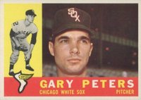 1960 Topps #407 Gary Peters Photo is J.C. Martin Baseball Card