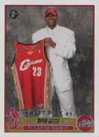 2003 Topps #221 LeBron James 1st Edition Basketball Card