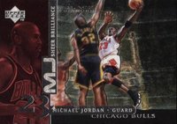 1998 Upper Deck Black Diamond Sheer Brilliance #SB7 Michael Jordan Sheer Brilliance Basketball Card