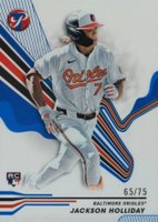 2024 Topps Pristine #79 Jackson Holliday Blue Refractor Baseball Card