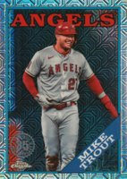 2023 Topps Silver Pack 1988 Chrome Promo #2T88C4 Mike Trout Series 2 Baseball Card