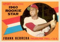 1960 Topps #130 Frank Herrera Rookie Star Baseball Card