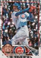 2023 Topps #308 Christopher Morel Silver Foil Baseball Card