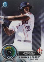 2018 Bowman Scouts' Top 100 Chrome #BTP55 Yordan Alvarez Baseball Card