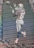 1992 Upper Deck Game Breakers Hologram #GB6 Jerry Rice Football Card