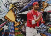 2022 Topps Stadium Club Chrome Trophy Hunters #RL19 Joey Votto Wave Refractor Baseball Card