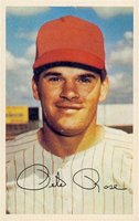 1969 MLB Photostamps # Pete Rose Hand Cut Baseball Card