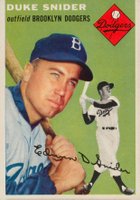 1954 Topps #32 Duke Snider Baseball Card