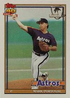 1991 Topps Desert Shield #647 Mark Portugal Baseball Card