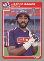 1985 Fleer #507 Harold Baines Baseball Card