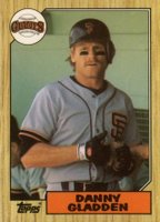 1987 Topps Tiffany #46 Dan Gladden Baseball Card