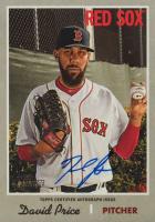 2019 Topps Heritage Real One Autographs #DP David Price Baseball Card