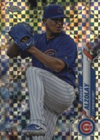 2020 Topps Chrome #110 Adbert Alzolay X-Fractor Baseball Card