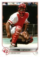 2022 Topps #485 Johnny Bench Series 2-SP Baseball Card
