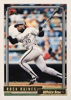 1992 Topps Gold #426 Rock Raines Baseball Card