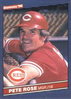 1986 Donruss #62 Pete Rose Baseball Card