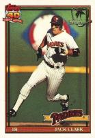 1991 Topps Desert Shield #650 Jack Clark Baseball Card