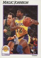 1991 Hoops #101 Magic Johnson Basketball Card
