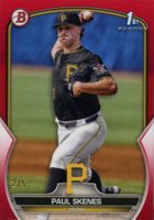 2023 Bowman Draft #BD14 Paul Skenes Red Baseball Card