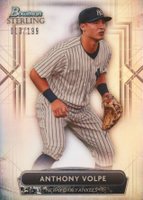 2022 Bowman Sterling #BSP61 Anthony Volpe Refractor Baseball Card