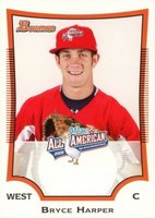 2009 Bowman AFLAC  #BH Bryce Harper Baseball Card